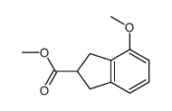 methyl 4-methoxy-2,3-dihydro-1H-indene-2-carboxylate Structure