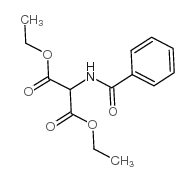 diethyl benzamidomalonate Structure