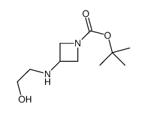 1-BOC-3-[(2-HYDROXYETHYL)AMINO]-AZETIDINE structure