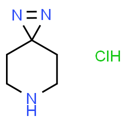 1,2,6-triazaspiro[2.5]oct-1-ene hydrochloride Structure