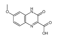 6-甲氧基-3-氧代-3,4-二氢喹噁啉-2-羧酸结构式