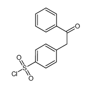 4-(2-oxo-2-phenylethyl)benzenesulfonyl chloride结构式