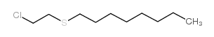 2-氯乙基辛基硫化物结构式