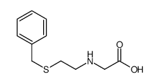 2-(2-benzylsulfanylethylamino)acetic acid Structure