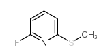 2-氟-6-(甲基硫代)吡啶结构式