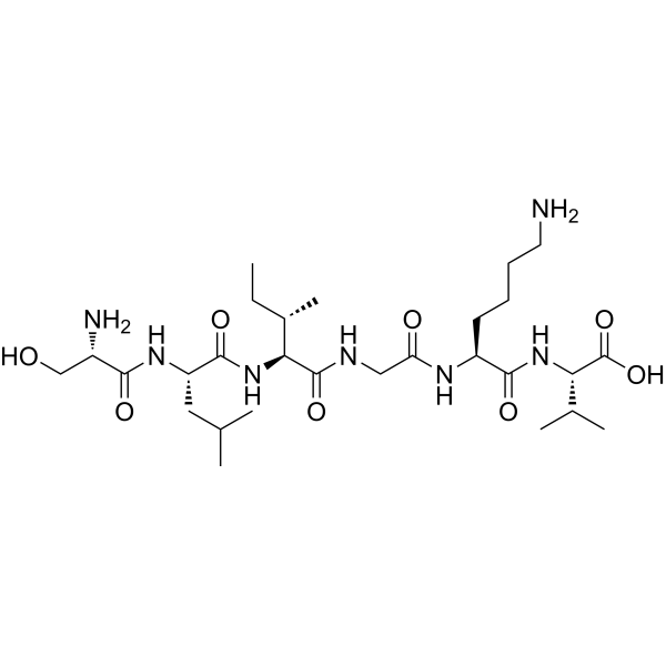 PAR-2 (1-6) (human) trifluoroacetate salt structure