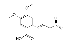 2-[(2-NITROETHYLIDENE)AMINO]-4,5-DIMETHOXYL-BENZOICACID结构式