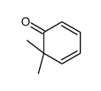 6,6-dimethylcyclohexa-2,4-dien-1-one Structure