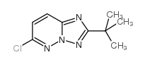 6-氯-2-(1,1-二甲基乙基)-[1,2,4]三唑并[1,5-b]哒嗪结构式