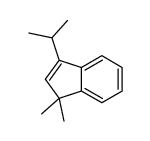 1,1-dimethyl-3-propan-2-ylindene结构式