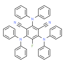 2,4,6-Tris(diphenylamino)-5-fluoroisophthalonitrile Structure