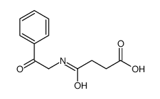 4-Oxo-4-[(2-oxo-2-phenylethyl)amino]butanoic acid Structure