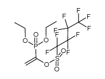 1-(diethoxyphosphoryl)vinyl 1,1,2,2,3,3,4,4,4-nonafluorobutane-1-sulfonate Structure