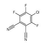 4-chloro-3,5,6-trifluorobenzene-1,2-dicarbonitrile结构式