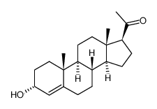 4-Pregnene-3alpha-ol-20-one Structure