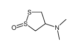 N,N-dimethyl-1-oxodithiolan-4-amine结构式