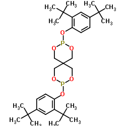 2,4,8,10-Tetraoxa-3,9-diphosphaspiro[5.5]undecane, 3,9-bis[2,4-bis(1,1-dimethylethyl)phenoxy]- structure
