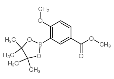 methyl 4-methoxy-3-(4,4,5,5-tetramethyl-1,3,2-dioxaborolan-2-yl)benzoate Structure