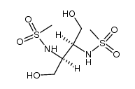 (S,S)-2,3-Dimethan-sulfonamido-1,4-butan-diol Structure