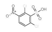 2,6-Dichloro-3-nitrobenzenesulfonic acid Structure