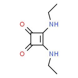 3-Cyclobutene-1,2-dione,3,4-bis(ethylamino)-(9CI)结构式