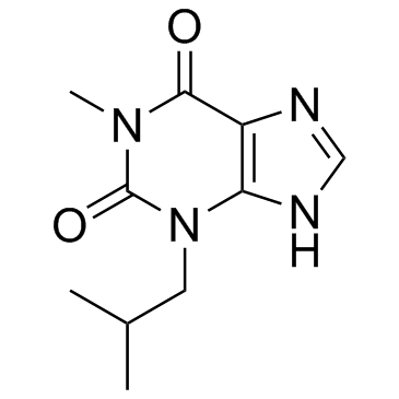 3-Isobutyl-1-methylxanthine Structure