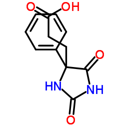 3-(2,5-DIOXO-4-PHENYL-IMIDAZOLIDIN-4-YL)PROPIONIC ACID structure