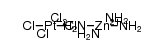 ammine of zinc platinum(II) chloride Structure