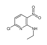 6-氯-N-乙基-3-硝基吡啶-2-胺结构式