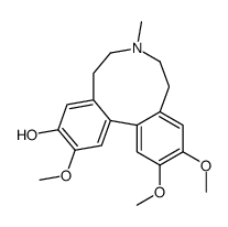 5H-Dibenz(d,f)azonin-3-ol, 6,7,8,9-tetrahydro-2,11,12-trimethoxy-7-methyl结构式