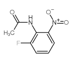 N-(2-氟-6-硝基苯基)-乙酰胺结构式