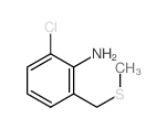 Benzenamine,2-chloro-6-[(methylthio)methyl]- Structure