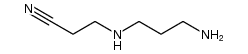 N1-(2-cyanoethyl)-1,3-diaminopropane结构式