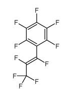 1,2,3,4,5-pentafluoro-6-(1,2,3,3,3-pentafluoroprop-1-enyl)benzene Structure