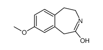 8-甲氧基-4,5-二氢-1H-苯并[d]氮杂革-2(3h)-酮结构式