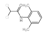 2,2-二氯-N-(2,6-二甲基苯基)乙酰胺结构式