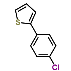2-(4-氯苯基)噻吩结构式