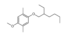 1-(2-ethylhexoxy)-4-methoxy-2,5-dimethylbenzene结构式