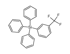 triphenyl-(3-trifluoromethyl-phenyl)-silane结构式