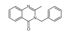 3-benzyl-2-methyl-3H-quinazolin-4-one结构式
