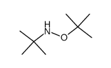 N,O-di-tert-butylhydroxylamine结构式