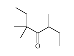3,3,5-trimethylheptan-4-one Structure