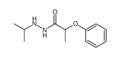 2-Phenoxy-propionic acid N'-isopropyl-hydrazide Structure