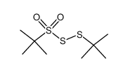 2-methyl-2-propanesulfenic 2-methyl-2-propanesulfonic thioanhydride Structure