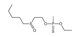 ethoxy-methyl-[2-[(S)-pentylsulfinyl]ethoxy]-sulfanylidene-λ5-phosphane结构式