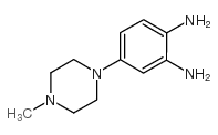 4-(4-甲基哌嗪基)-1,2-苯二胺结构式