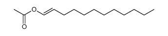 Acetic acid 1-dodecenyl ester结构式