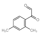 2-(2,4-dimethylphenyl)-2-oxo-acetaldehyde Structure