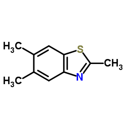 2,5,6-Trimethyl-1,3-benzothiazole Structure