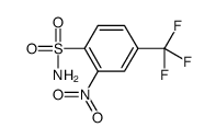 2-Nitro-4-(trifluoromethyl)benzenesulfonamide结构式